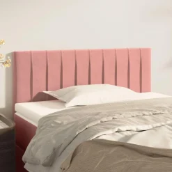 Tete de lit Rose 80x5x78/88 cm Velours