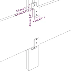 Tetes de lit 2 pcs Gris fonce 90x5x78/88 cm Velours