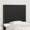Tetes de lit 2 pcs Noir 80x5x78/88 cm Similicuir