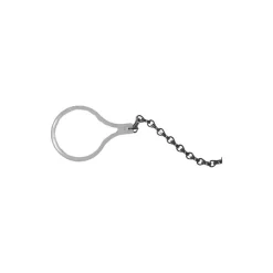 Tirette à poussoir EDM pour chasse d'eau avec anneau