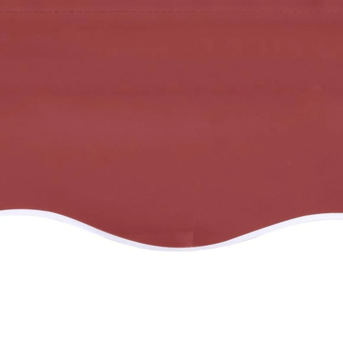 Tissu de remplacement pour auvent Bordeaux rouge 4,5x3 m