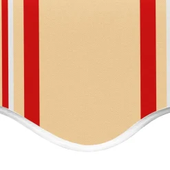 Tissu de remplacement pour auvent Jaune et orange 4x3 m