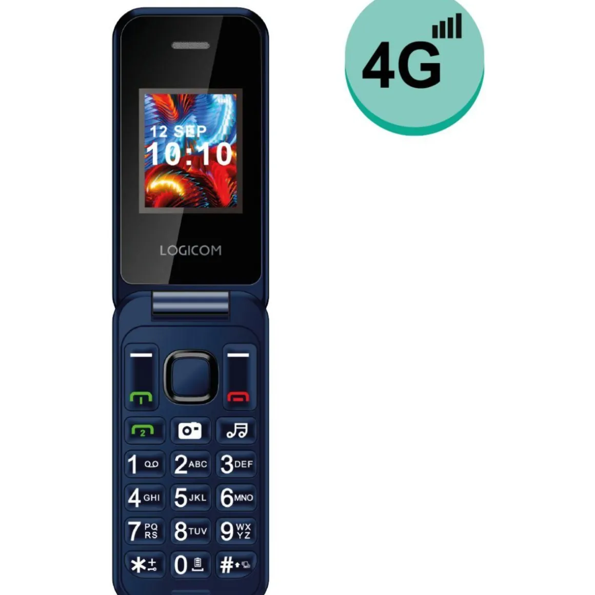 Téléphone portable Fleep 450 Bleu 4G