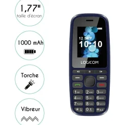 Téléphone portable Posh 402 Bleu 4G