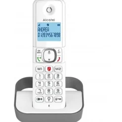 Téléphone sans fil - F860 VOICE Solo -Blanc et Gris