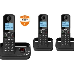 Téléphone sans fil F860 Voice Trio Noir