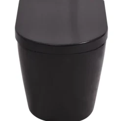Toilette murale Ceramique Noir