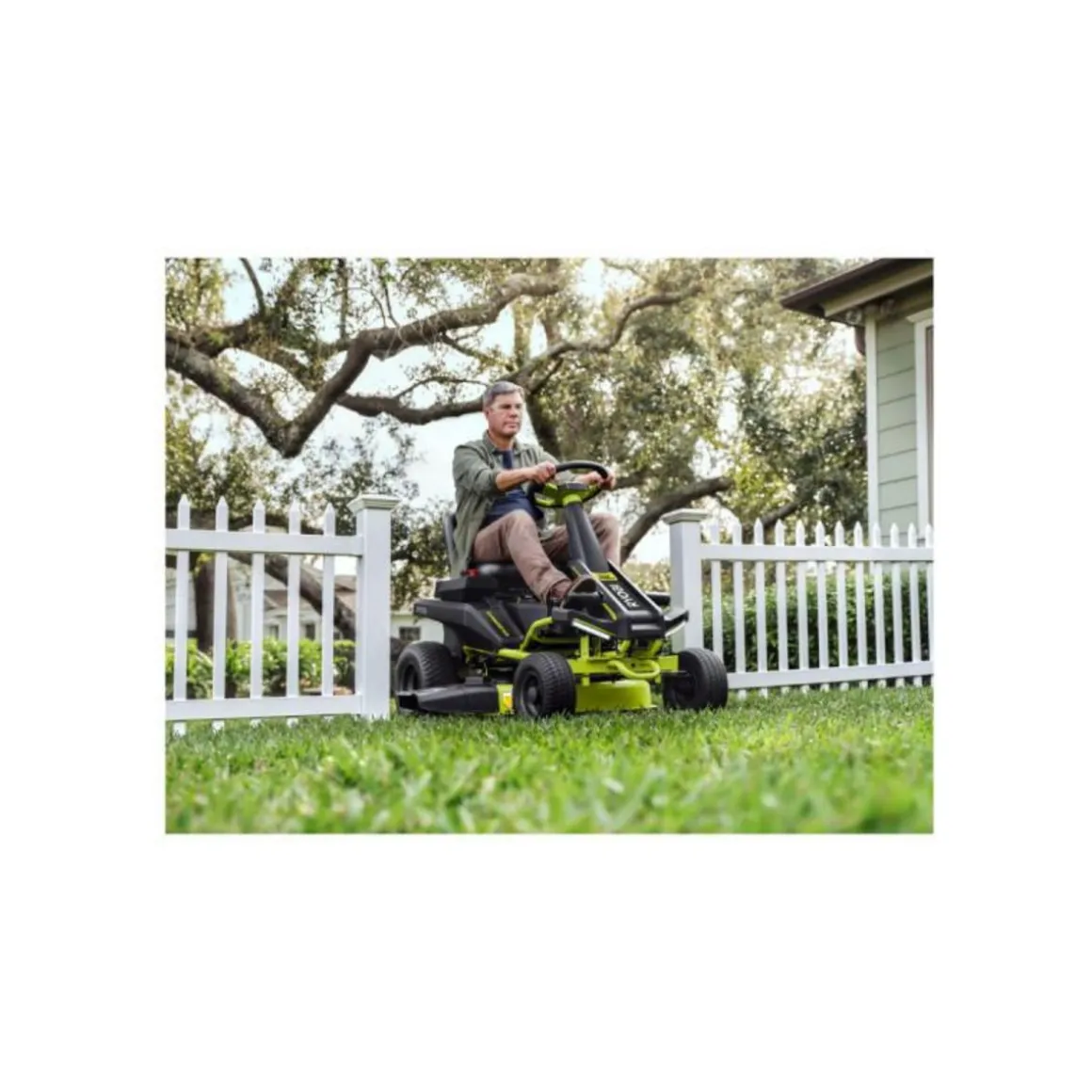 Tondeuse Rider RYOBI 48V Brushless - coupe 76 cm - RY48RM76A