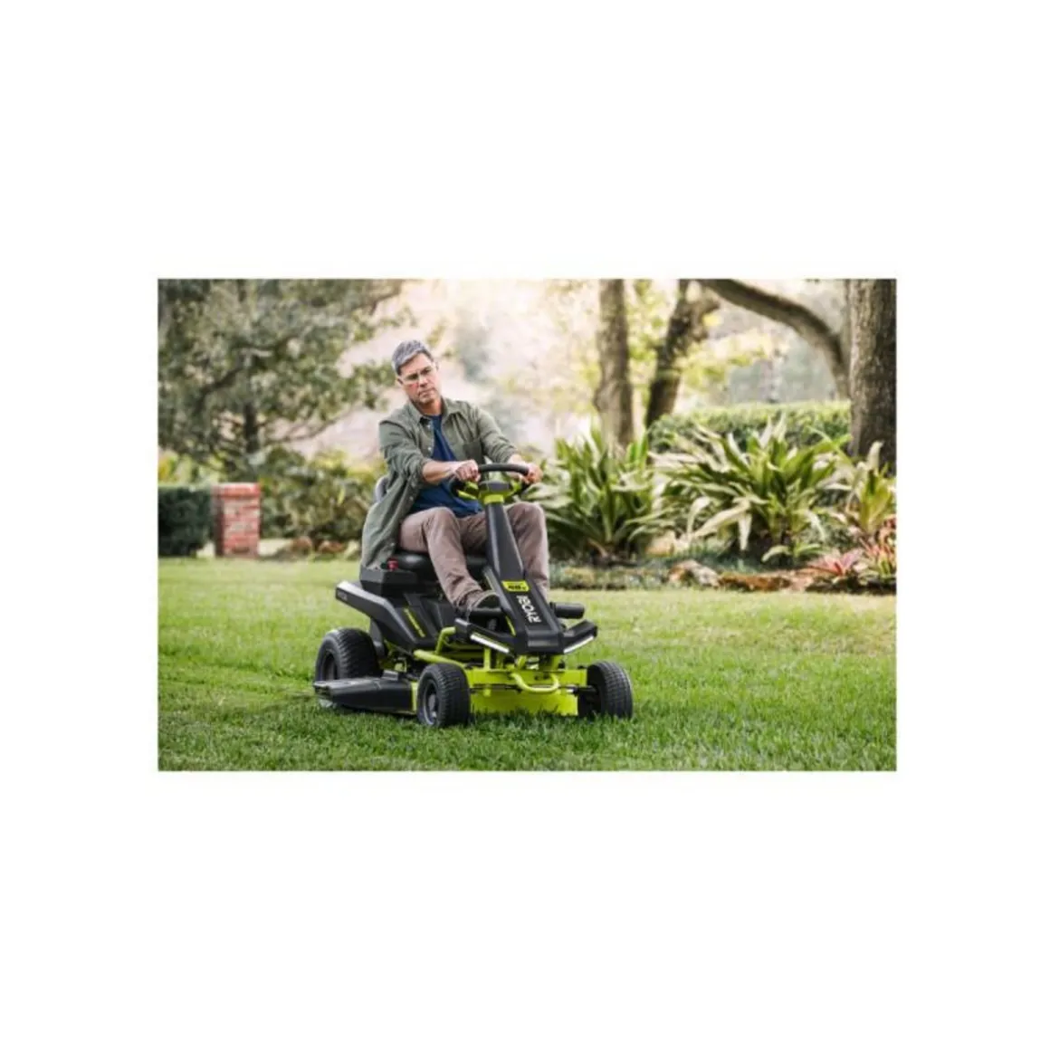 Tondeuse Rider RYOBI 48V Brushless - coupe 76 cm - RY48RM76A