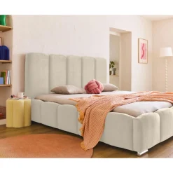 Torreon - lit coffre - 180x200 - sommier inclus - en velours