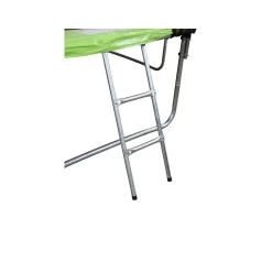 Trampoline Yoopi - Ø 1.8 m - Avec filet + Echelle + Couverture + Kit d'ancrage