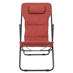 Transat de Plage Pliant Corfou 93cm Terracotta