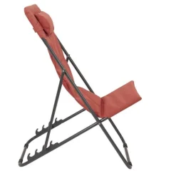 Transat de Plage Pliant Corfou 93cm Terracotta
