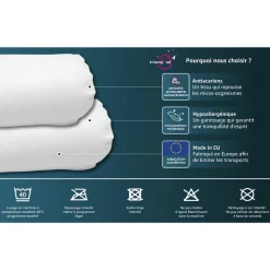 Traversin anti-acarien CONFORT