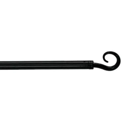 Tringle Déco Extensible Spiralia 80-110cm Noir