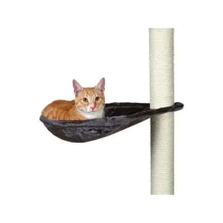 TRIXIE Hamac - Nid XL pour griffoir pour chat gris platinium peluche o 40 cm