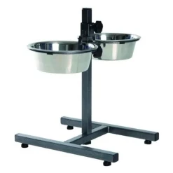 TRIXIE Support réglable de bol pour chiens 3,6 L 20 cm