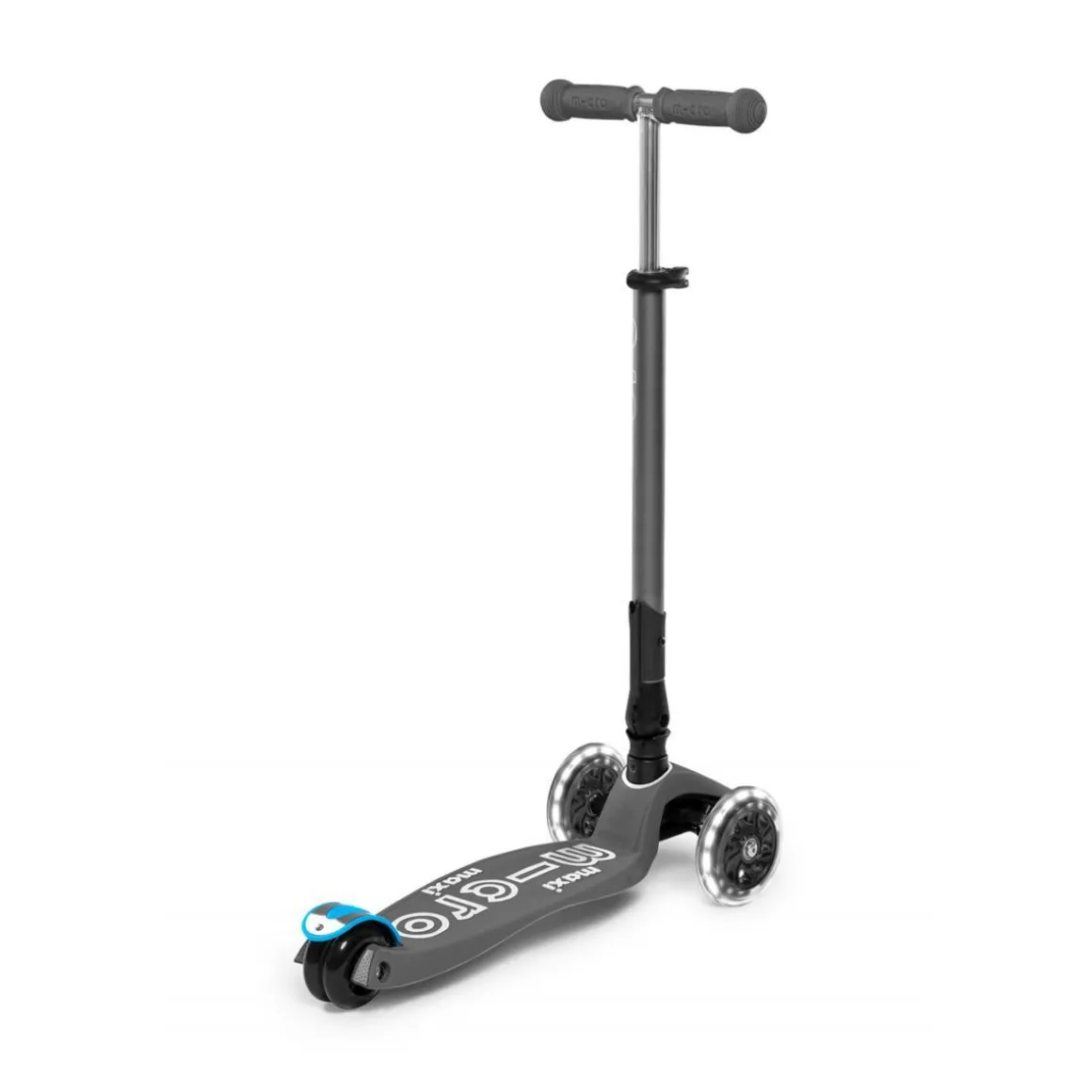 Trottinette Maxi Deluxe Pliable LED - Gris volcan