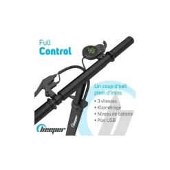 Trottinette electrique - BEEPER - MAX FX10-G2-26 - 500W - 10 pouces - Adulte - 48V - 26Ah