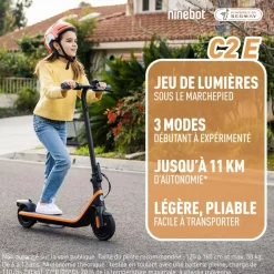 Trottinette électrique enfant C2 enfant powered by Segway