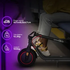 Trottinette électrique Ride 85 Lite - Noir