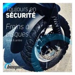 Trottinette électrique tout-terrain - BEEPER - Cross - 500W - 10- 48V - 13Ah