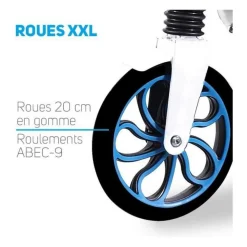 Trottinette mécanique - Adulte/Ados - Beeper City Scoot - Roues 8'' - Suspension avant - Cadre Noir - Sans frein guidon