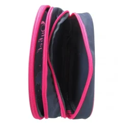 Trousse scolaire 2 compartiments Cybel Marine et Rose