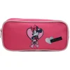 Trousse scolaire rectangulaire Disney Minnie Coeur Rose Bagtrotter