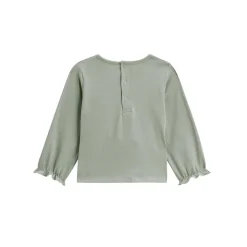 T-shirt bébé manches longues kaki Lily