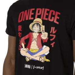 T-shirt en coton homme regular fit avec print One Piece Straw Hat
