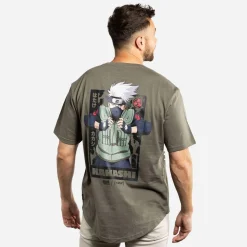 T-shirt homme confort fit avec print Naruto Shippuden Kakashi