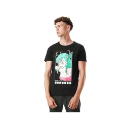 T-shirt homme en coton col rond Dragon Ball Bulma