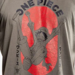 T-shirt homme relax fit avec print One Piece Luffy