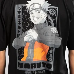 T-shirt homme relax fit avec print Naruto Shippuden Naruto