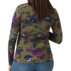 T-Shirt Manches ongues de Grossesse Kaki/ Femme Mamalicious andrea