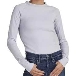 T-shirt Manches ongues Mauve G-Star Femme D23343