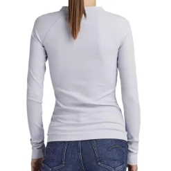 T-shirt Manches ongues Mauve G-Star Femme D23343