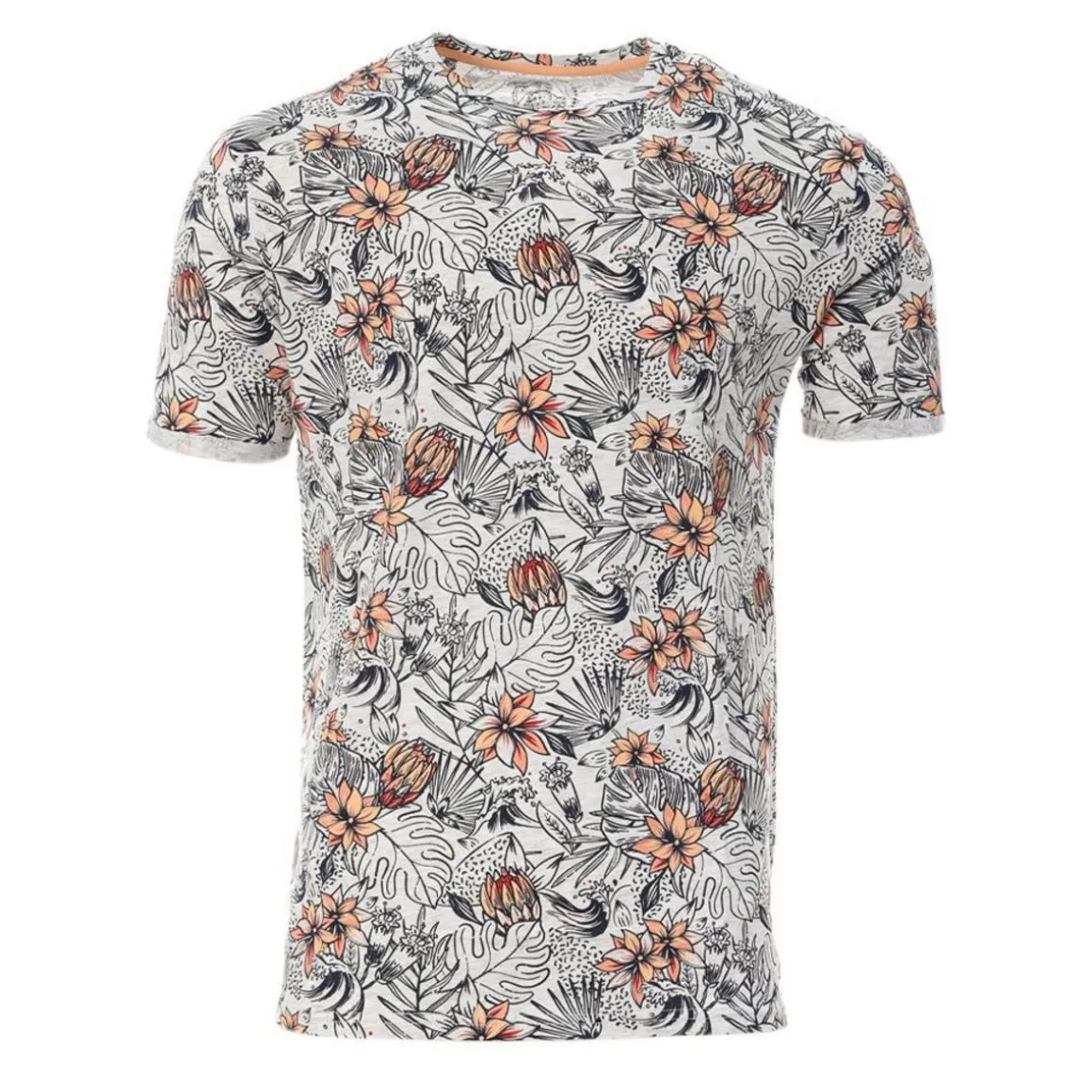 T-shirt /Orange Homme RMS26 Aop