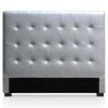 Tête de Lit Capitonnée Amor 160cm Argent