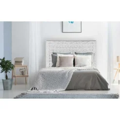 Tête de Lit en Bois Design Ralya 160cm Blanc