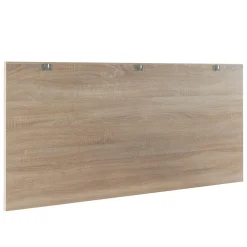Tête de lit Musa 165x65 cm couleur chêne, rotin naturel