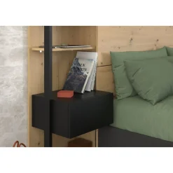 Tête de lit pour lit 140 ou 160 cm avec rangements PAM