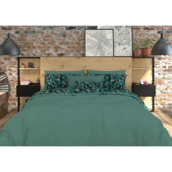 Tête de lit pour lit 140 ou 160 cm avec rangements PAM