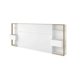 Tête de lit pour lit 140 ou 160 cm avec rangements PAM