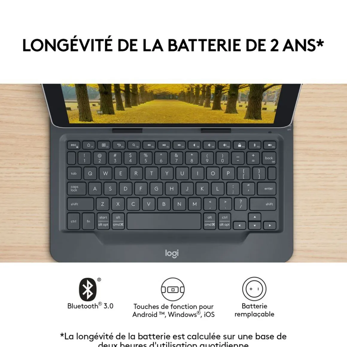 Étui Clavier Universal Folio pour tablettes 9 à 10 pouces