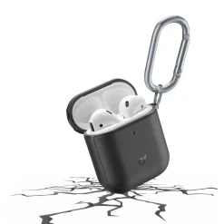 Étui pour Apple Airpods génération 1 et 2 - Noir