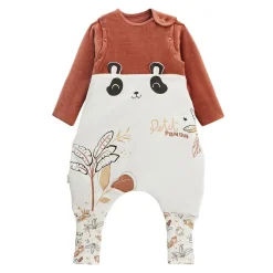 Turbulette d'hiver en velours avec pieds retroussables et manches amovibles Maloueg