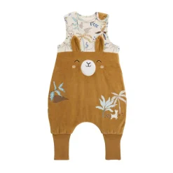 Turbulette TOG 2 en velours avec pieds retroussables Lamascotte