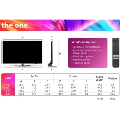 TV LED 65PUS8909 The One Ambilight 144Hz 2024